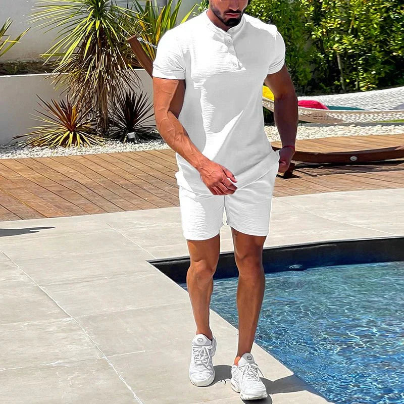 Conjunto Masculino Verão - Bermuda e Camiseta
