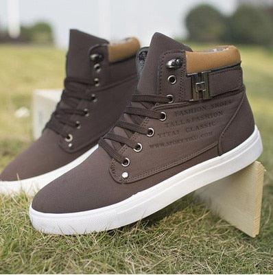 Tênis Masculino Cano Alto - Conforto e Estilo Urbano