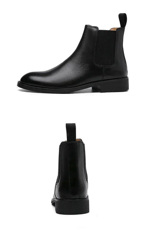 Bota Masculina de Couro Elegance - Conforto e Estilo para o Inverno