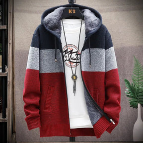 Casaco Masculino de Lã com Capuz - Estilo e Conforto
