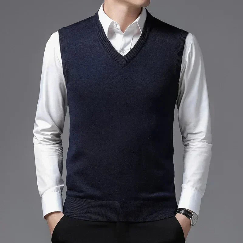 Colete Masculino de Lã - Elegância e Conforto