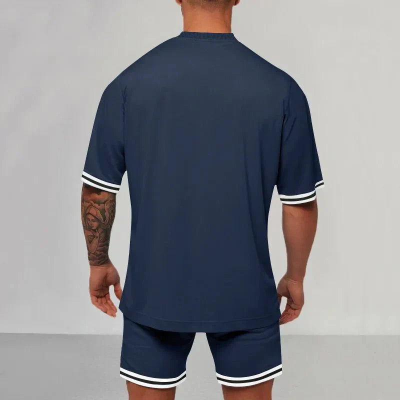 Conjunto Masculino Casual - Bermuda e Camiseta