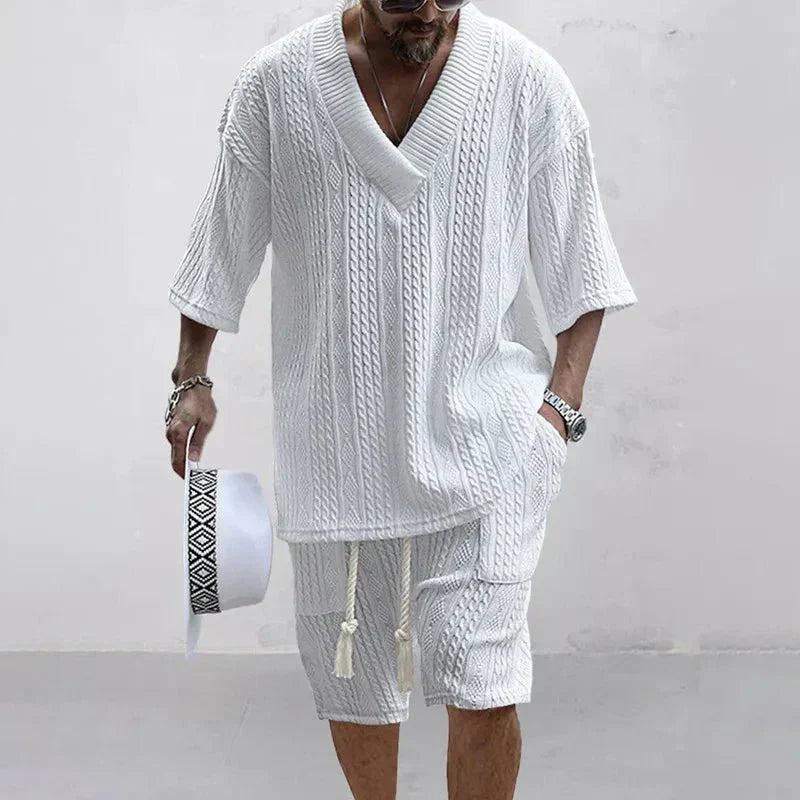 Conjunto Masculino Bermuda e Camiseta