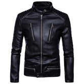 Jaqueta de Couro Masculina - Proteção e Estilo para Motociclistas