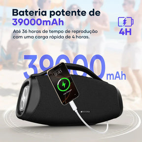 🔥  QUEIMA DE ESTOQUE!! 🔥 Caixa de Som Sabala Boombox DR-909 Bluetooth 200w 39000mah Tws Ipx6.