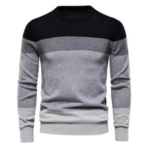 Suéter Masculino Listrado Slim Fit